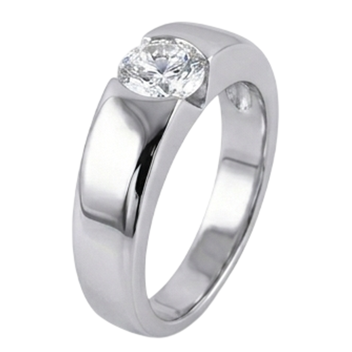 1.50 Carat G VS1 Magnifique Bague Solitaire Réel Diamant Naturels Extraits des Mines ( et non cultivés en laboratoire ) Or Bague Homme Homme