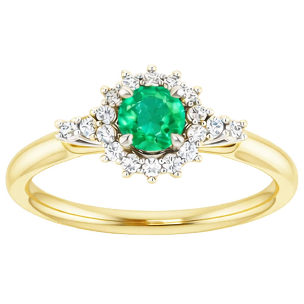 naturel round diamant 1.50carats bague détail rapproché