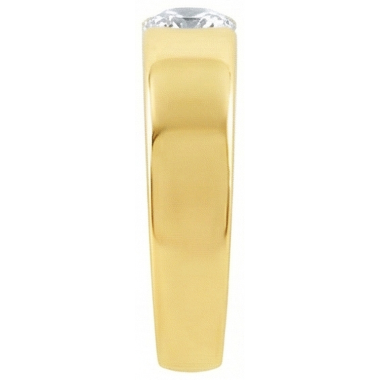 1.50 ct. Bague De Fiançailles Solitaire Naturel Diamant Naturels Extraits des Mines ( et non cultivés en laboratoire ) Rond Or Jaune Nouveau