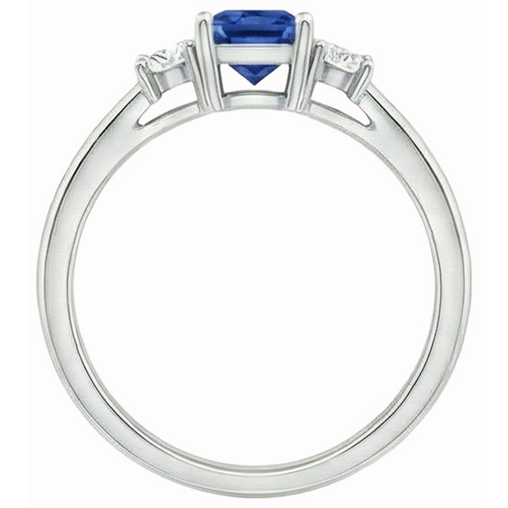naturel diamant 1.65carats bague vue de profil