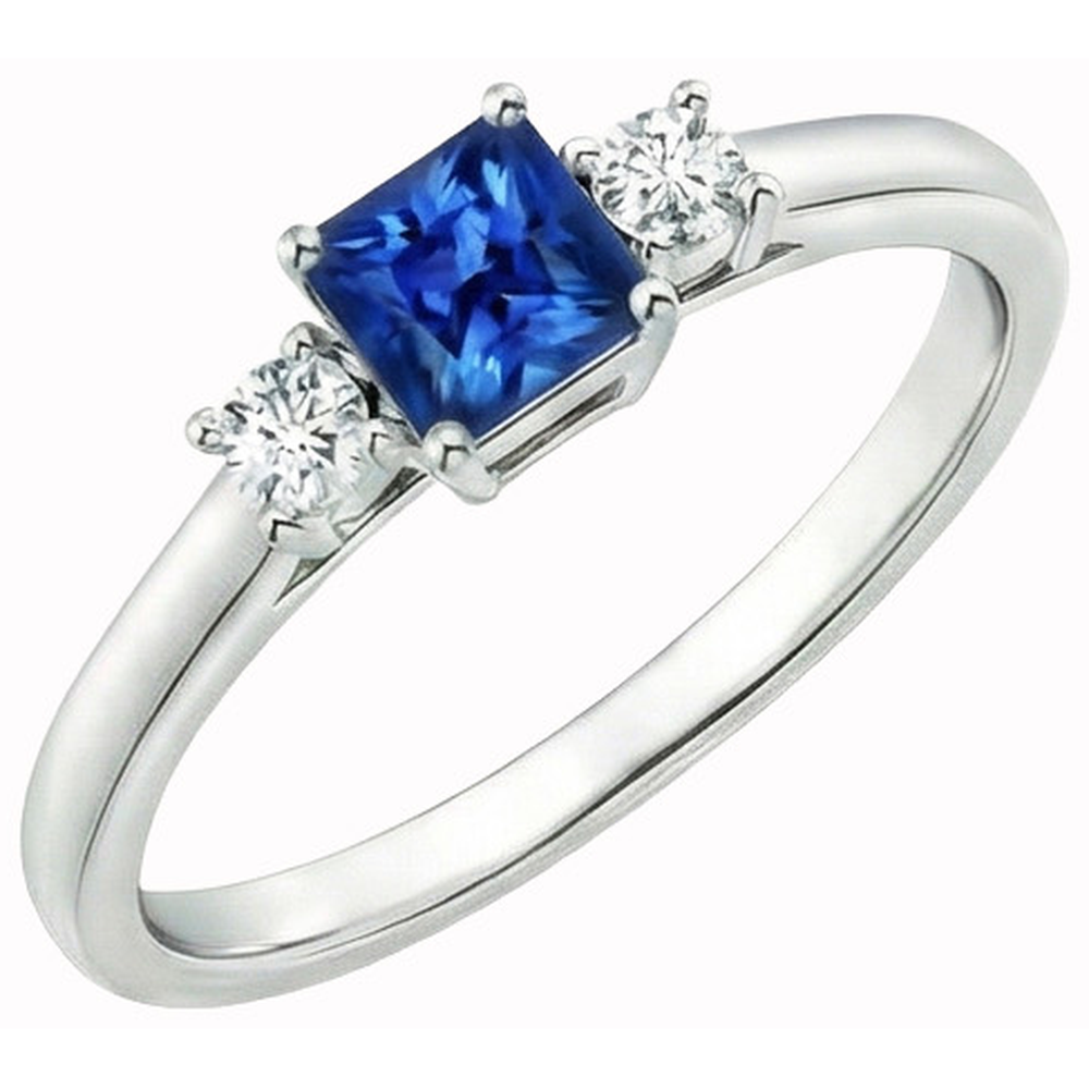 naturel diamant 1.65carats bague vue de face