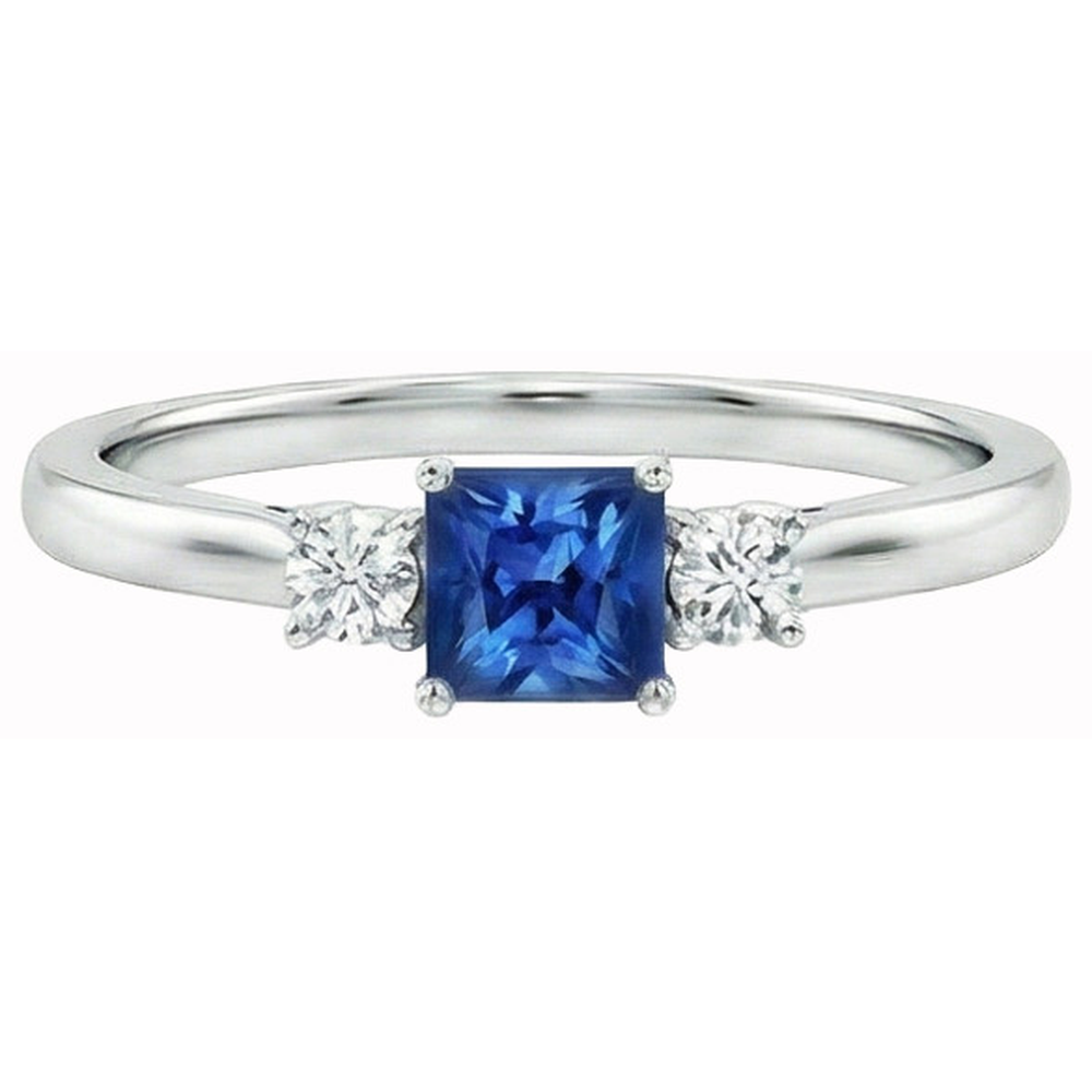 naturel diamant 1.65carats bague angle de côté