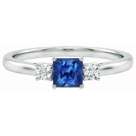naturel diamant 1.65carats bague angle de côté