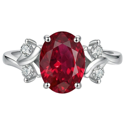 Bague Rubis Naturel 1.70 Carats