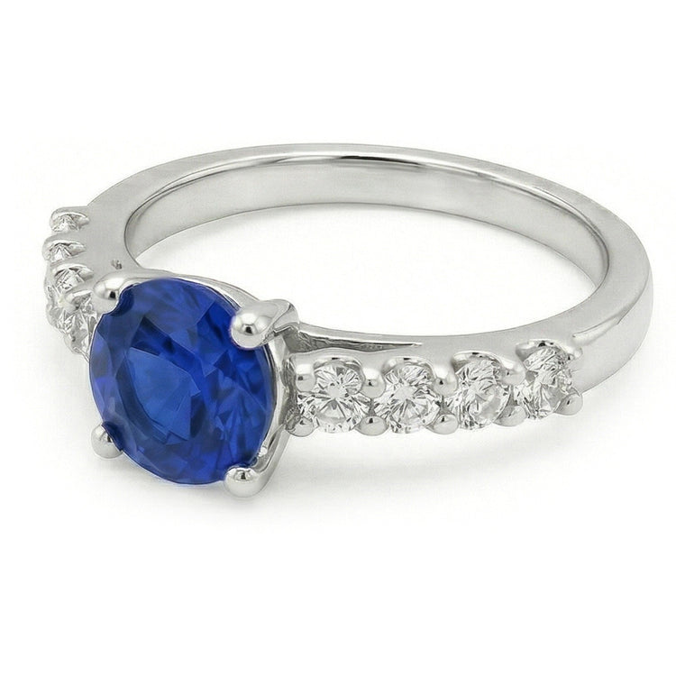 naturel diamant 1.75carats bague vue de face