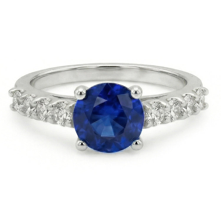 naturel diamant 1.75carats bague angle de côté