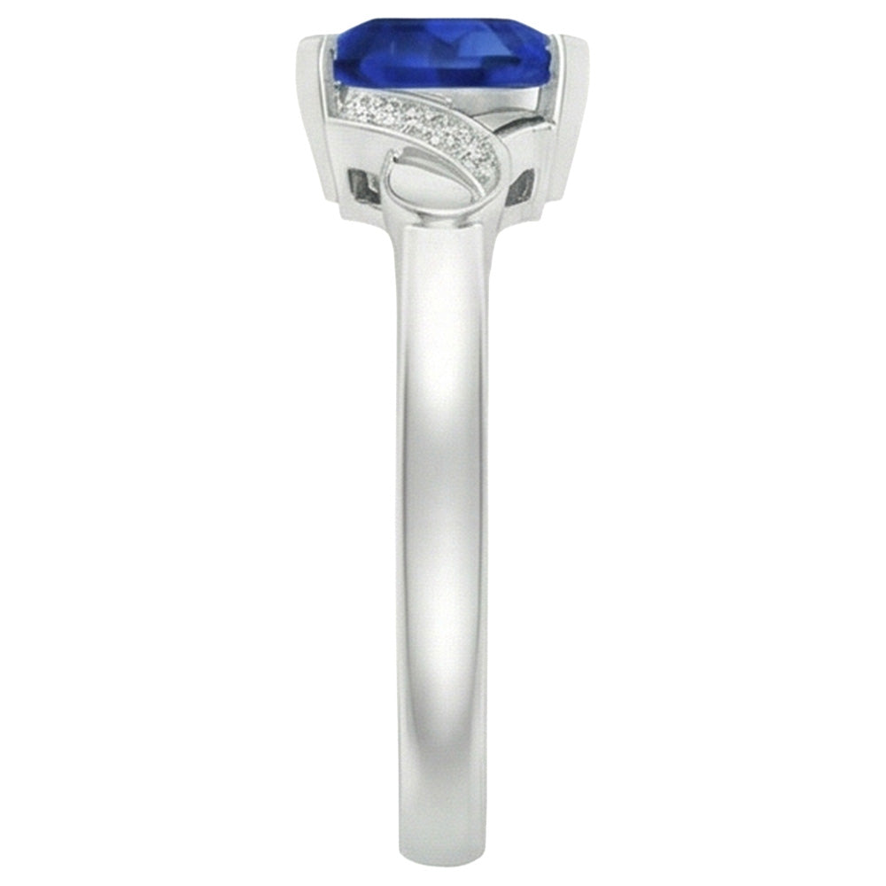 naturel heart diamant 1.80carats alliance vue de dessus