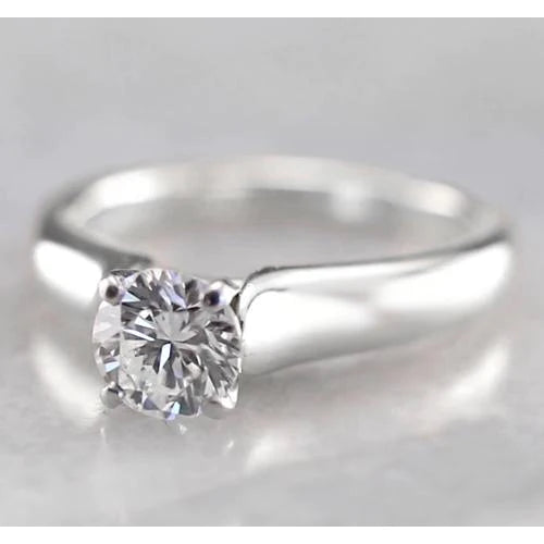 1 Carat Solitaire Réel Diamant Bague De Fiançailles Femme Bijoux Neuf