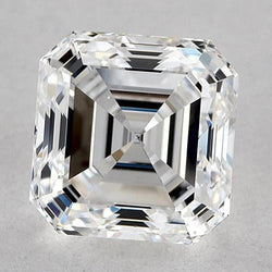 Diamant Asscher naturel de 1 carat, extrait de la terre, pureté E, VVS1, taille très bonne