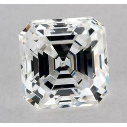 Diamant Asscher naturel de 1 carat, extrait de la terre, non serti, couleur F, pureté VS1, très bonne taille