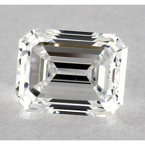 Diamant émeraude de 1 carat, taille EVS1, très bonne qualité