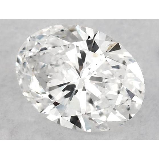 Diamant ovale de 1 carat, taille EVVS1, taille très bonne