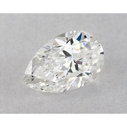 Diamant naturel en forme de poire de 1 carat, extrait de la terre, non serti, couleur E, pureté VVS1, très bonne taille