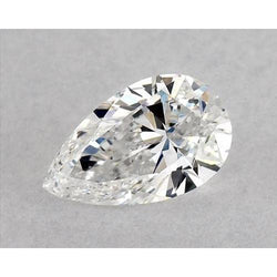 Diamant naturel en forme de poire de 1 carat, extrait de la terre, non serti, couleur F, pureté VS1, très bonne taille