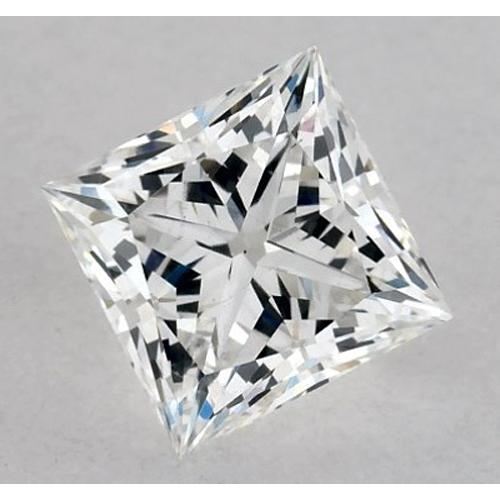 Diamant princesse 1 carat, non serti, pureté E, VVS1, excellente taille