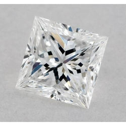Diamant naturel de 1 carat, taille princesse, extrait de la terre, F, VS1, excellente taille