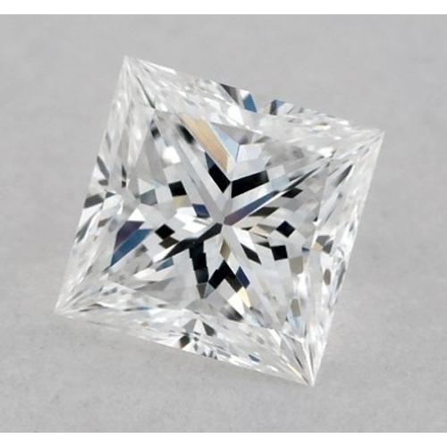 Diamant taille princesse 1 carat, F, VS1, taille excellente