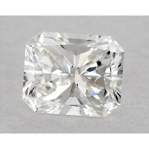 Diamant radiant de 1 carat, non serti, couleur F, pureté VS1, très bonne taille.