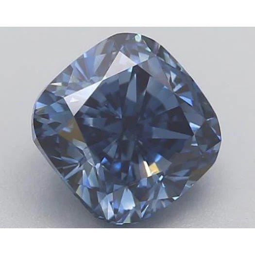Saphir Bleu Coussin Loose Sapphires Natural en Gold – vue de face