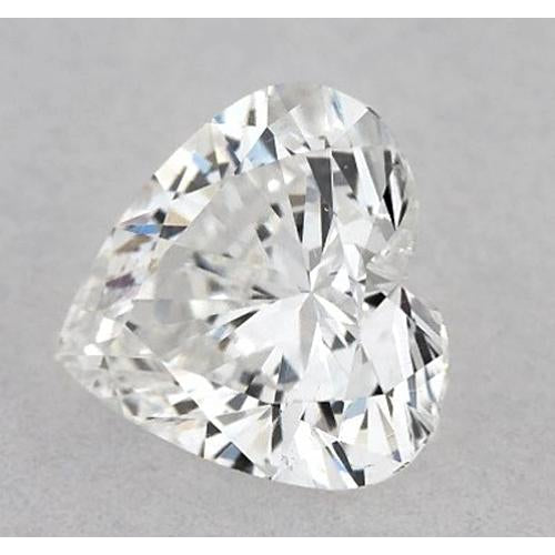 Forme Cœur Diamant Fin bague en Gold – vue de face