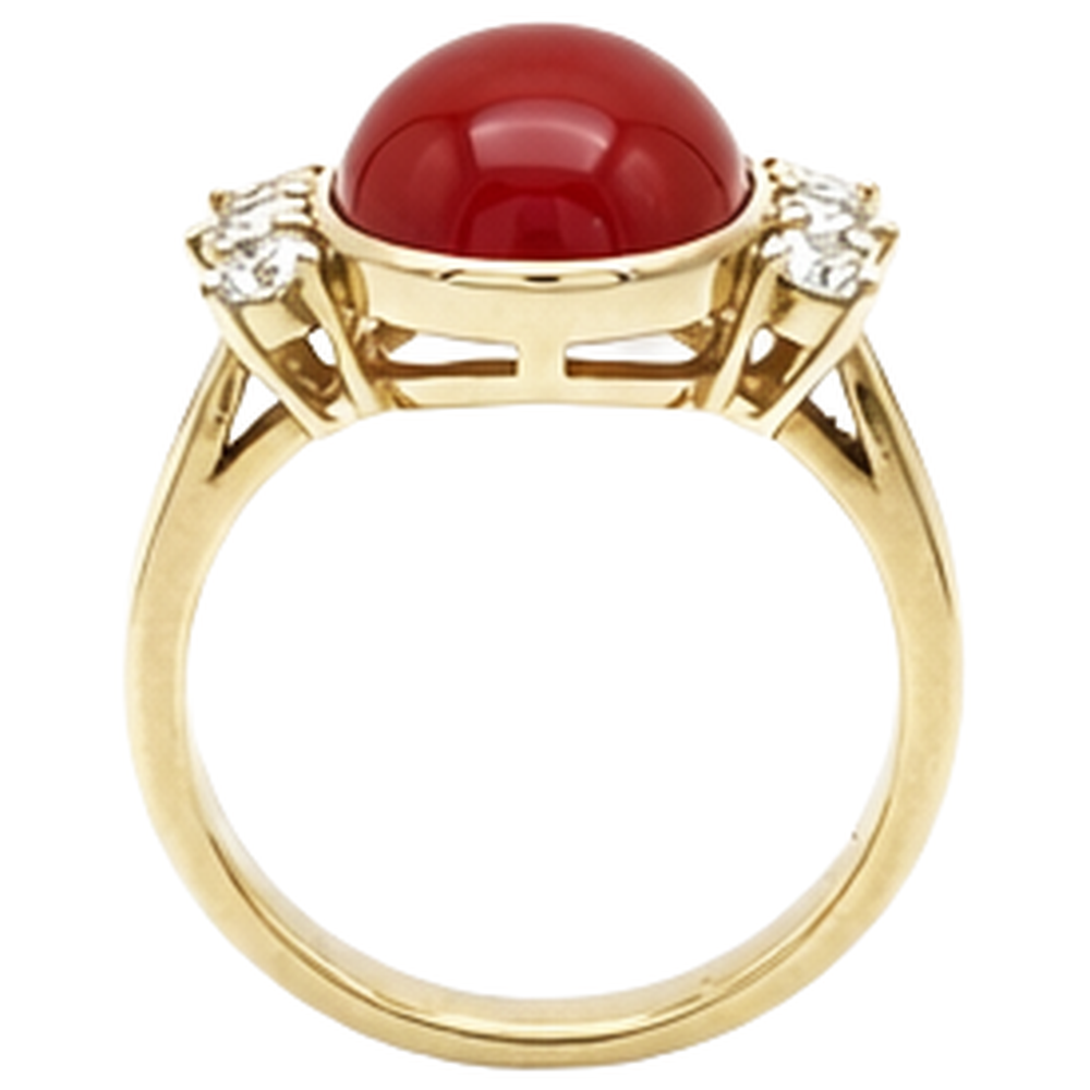 naturel oval diamant 10.25carats bague sur blanc