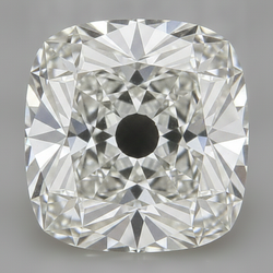 Diamant Naturel Libre Taille Coussin Ancien 10 Carats H VS1 Véritable GIA