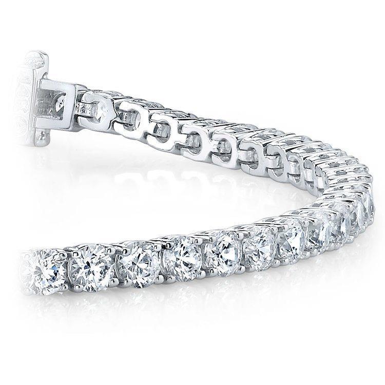 Diamant Fin Bracelet Chaîne 10,10-carats Or 14K Rose – vue principale