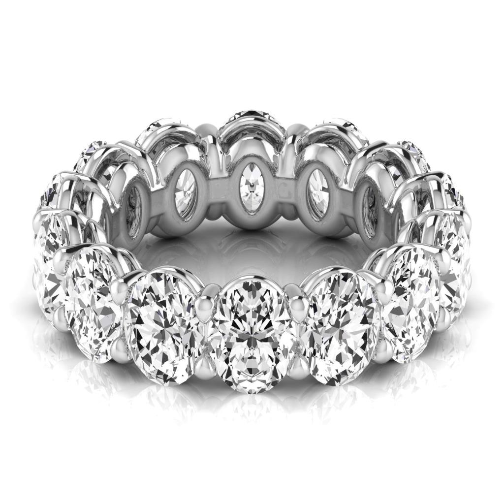 Luxueux Diamant Eternity Band 0,75 carats – vue de face