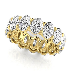 Brillant Eternity Band de luxe – 10,50 carats Or Jaune 14 Carats