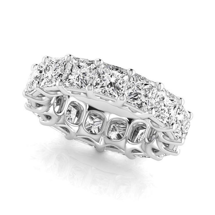 De luxe Eternity Band 0,75 carats – vue de côté
