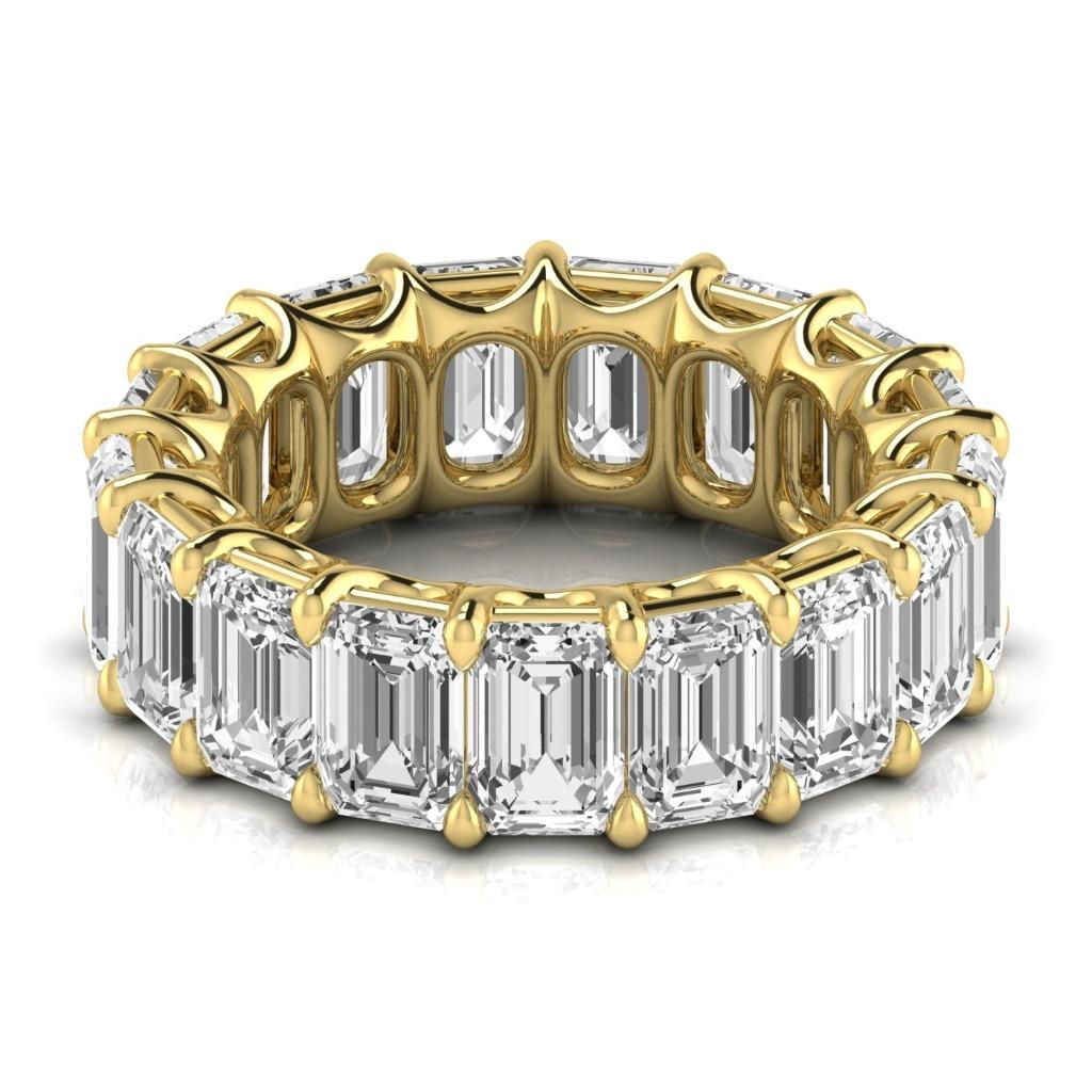Élégant Eternity Band 12,75 carats – vue de face