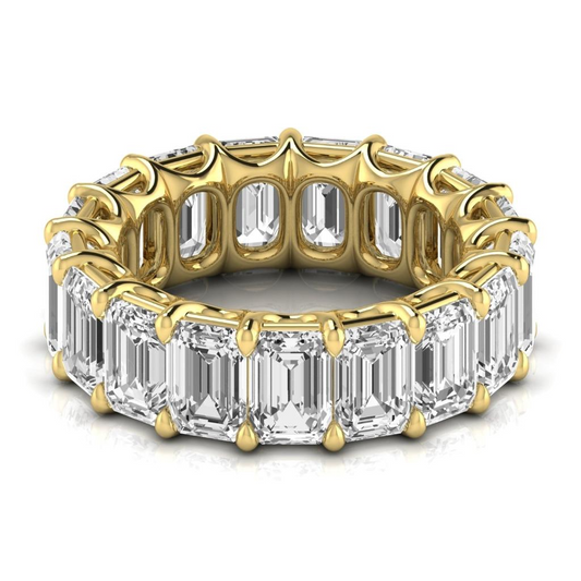 Élégant Eternity Band 12,75 carats – vue de face