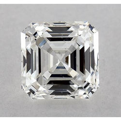 Diamant Asscher naturel de 1,25 carat, extrait de la terre, pureté F, VS1, très bonne taille