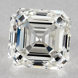 Diamant Asscher naturel de 1,25 carat, extrait de la terre, non serti, couleur F, pureté VVS1, très bonne taille