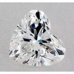 Diamant naturel en forme de cœur de 1,25 carat, extrait de la terre, pureté E, VVS1, taille très bonne