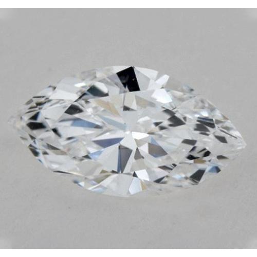 Diamant marquise de 1,25 carat, non serti, couleur E, pureté VVS1, très bonne taille.