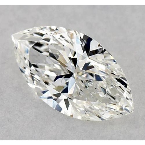 Diamant marquise de 1,25 carat, non serti, couleur F, pureté VS1, très bonne taille.