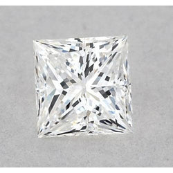 Diamant naturel de 1,25 carat, taille princesse, extrait de la terre, pureté E, VS1, taille excellente