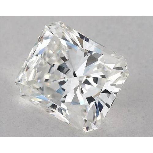 Diamant Radiant de 1,25 carat, non serti, couleur E, pureté VVS1, très bonne taille.