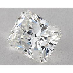 Diamant naturel radiant de 1,25 carat, extrait de la terre, non serti, couleur E, pureté VVS1, très bonne taille