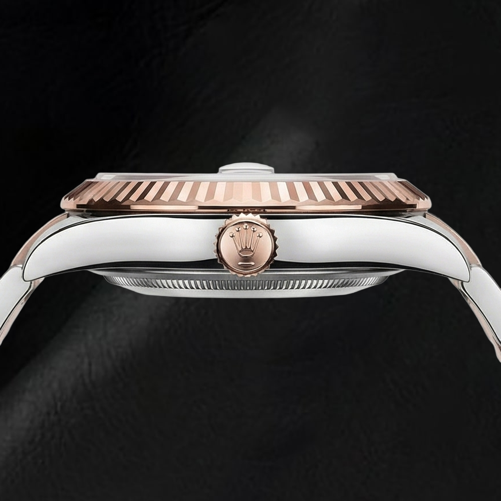 126331 Montre Rolex pour homme, cadran gris or bicolore 18 carats