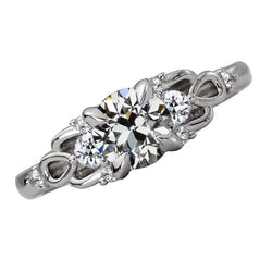 Brillant Anniversary Ring de luxe – 3 carats Or Blanc 14 Carats