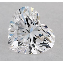 Diamant naturel en forme de cœur de 1,5 carat, extrait de la terre, pureté E, VVS1, taille très bonne