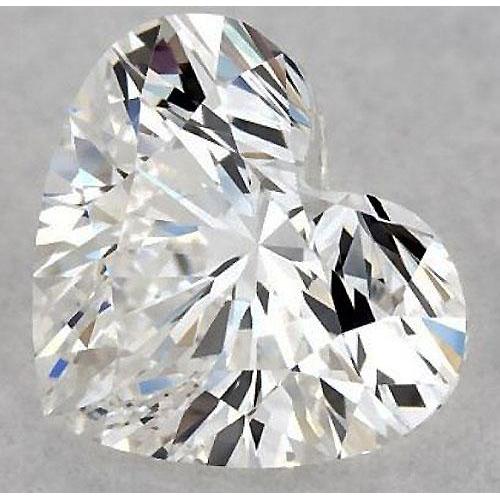 Diamant en forme de cœur de 1,5 carat, pureté F, qualité VS1, très bonne taille