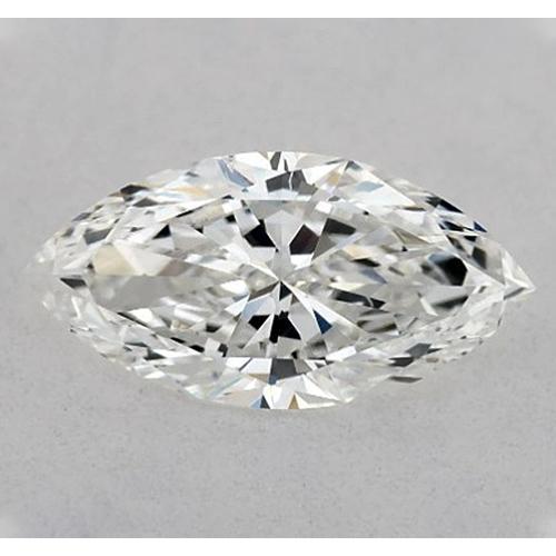 Diamant marquise de 1,5 carat, non serti, couleur E, pureté VS1, très bonne taille.