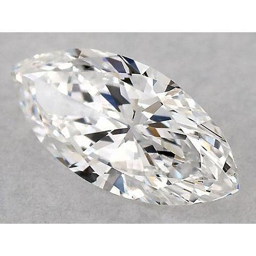 Diamant marquise de 1,5 carat, non serti, couleur F, pureté VVS1, très bonne taille.