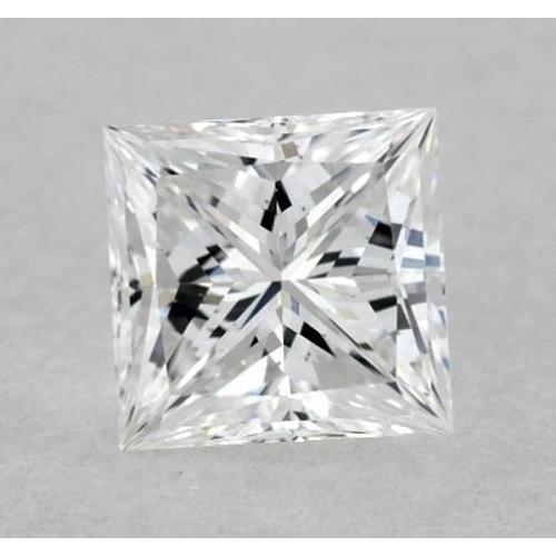 Diamant princesse de 1,5 carat, pureté E, VS1, taille excellente