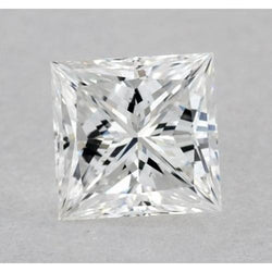 Diamant naturel de 1,5 carat, taille princesse, extrait de la terre, pureté E, VS1, taille excellente