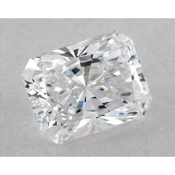Diamant naturel radiant de 1,5 carat, extrait de la terre, non serti, couleur E, pureté VS1, taille très bonne