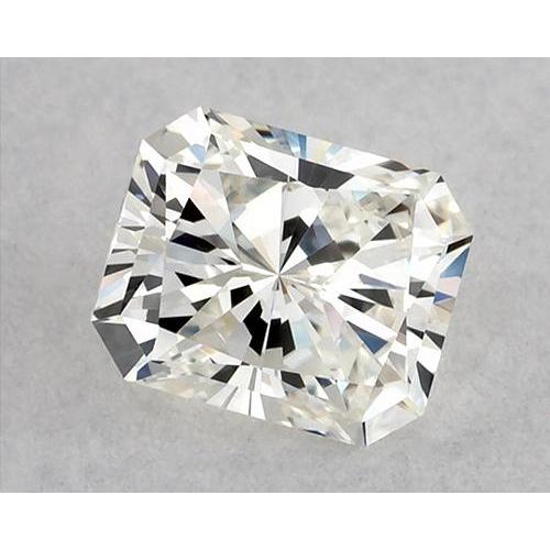 Diamant radiant de 1,5 carat, non serti, couleur E, pureté VVS1, très bonne taille.